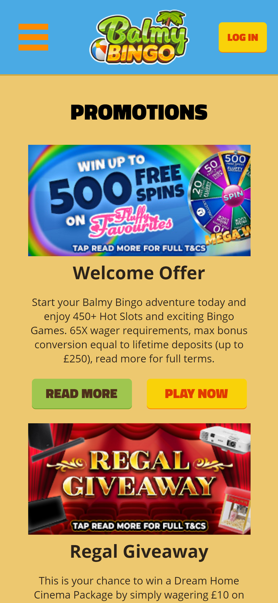Balmy Bingo Casino Mobile No Deposit Bonus Review