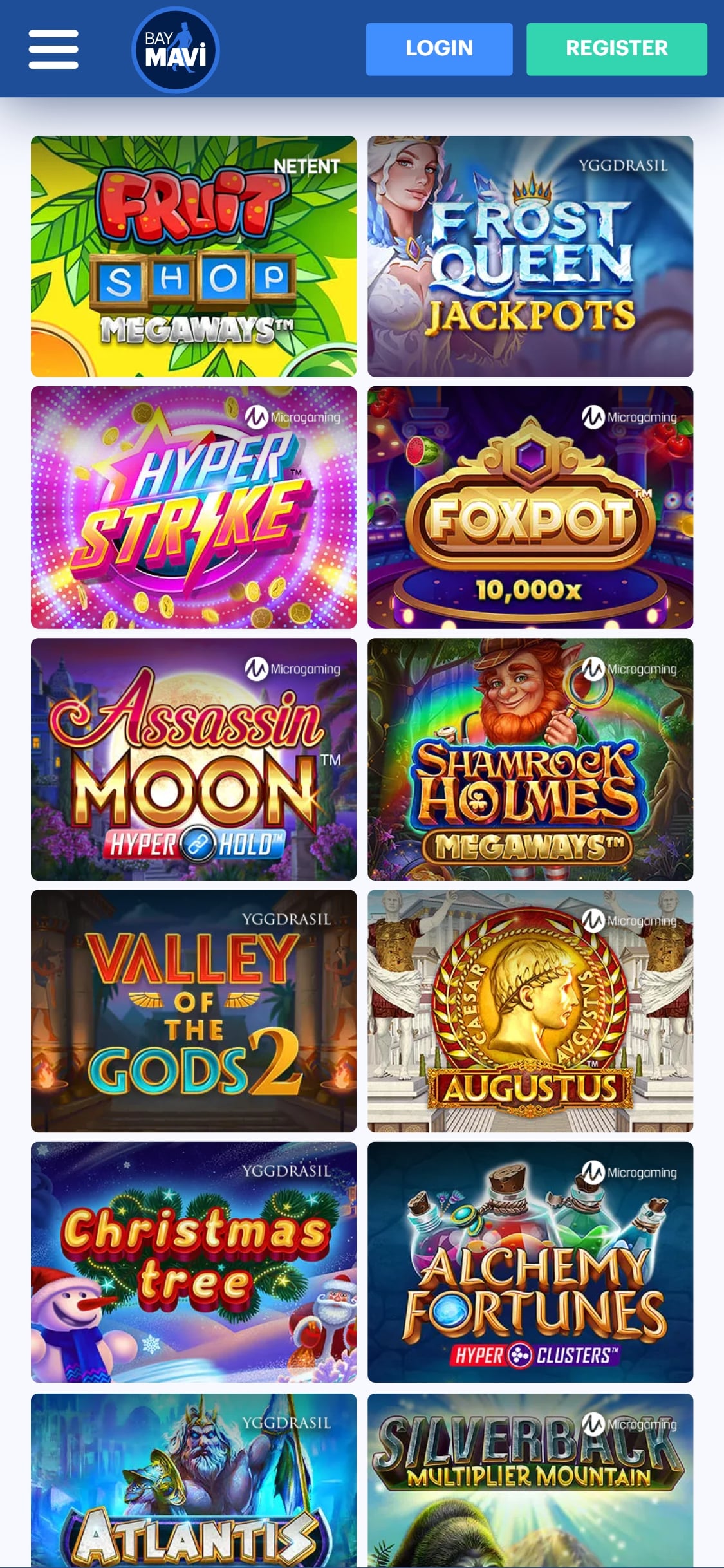 BayMavi Casino Mobile Games Review