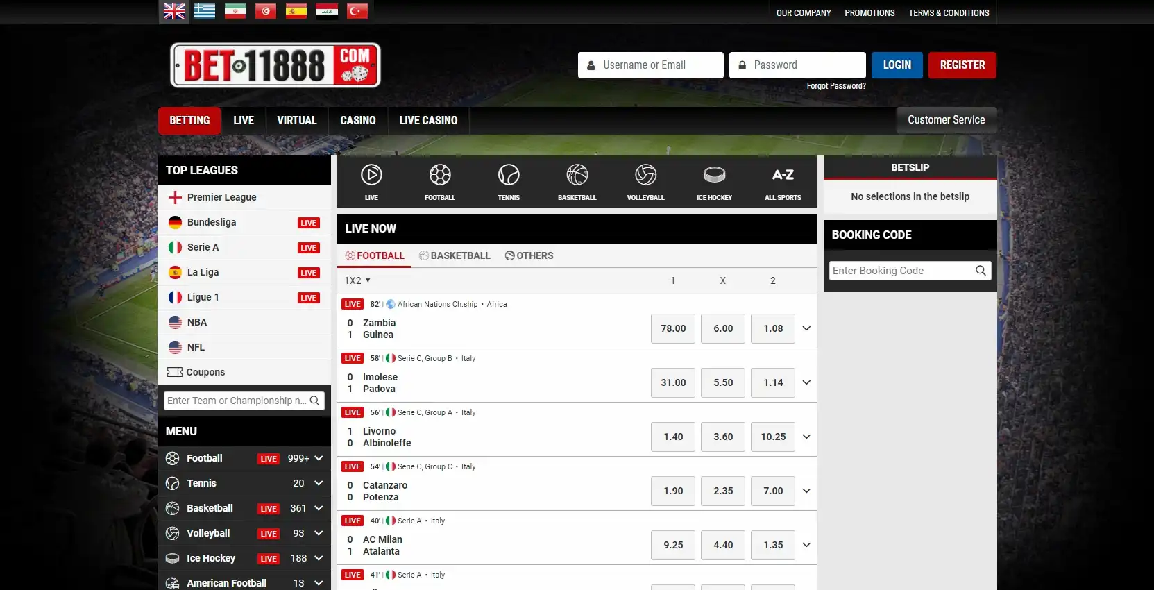 Bet11888 Casino Review