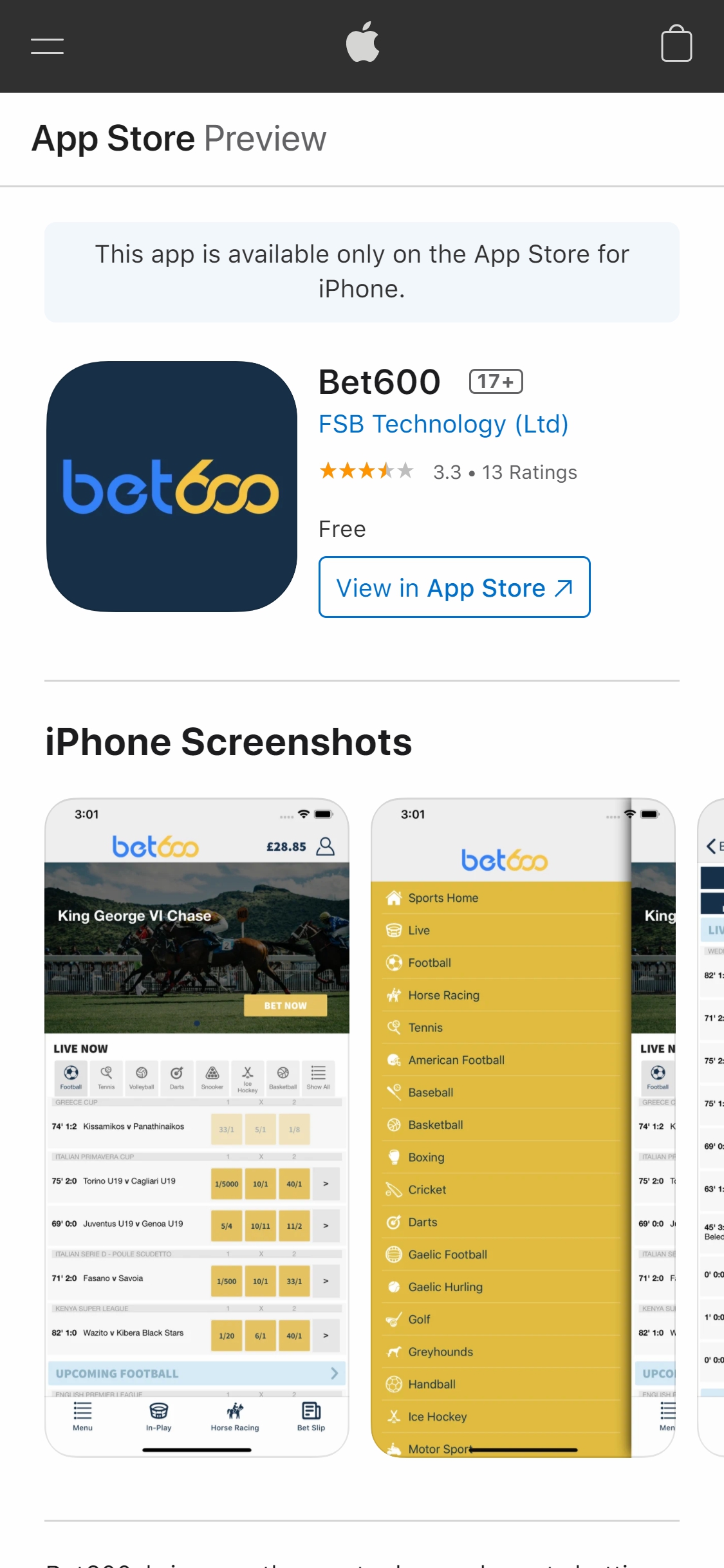 Bet 600 Casino Mobile App Review