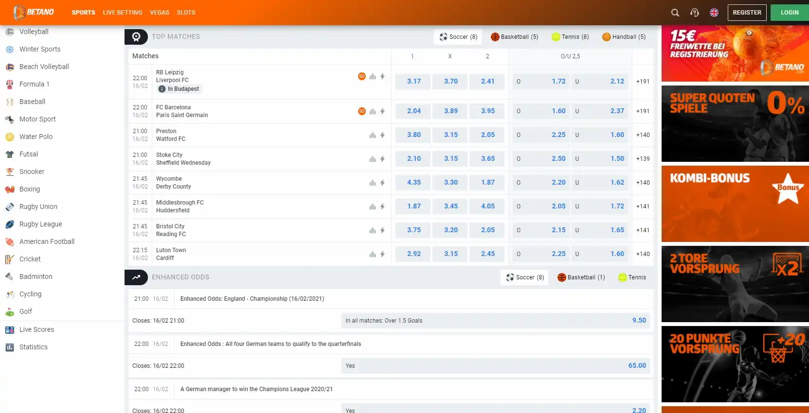 Betano Betting