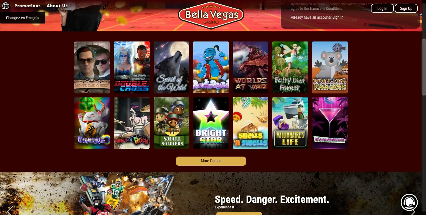 Bella Vegas Casino Games