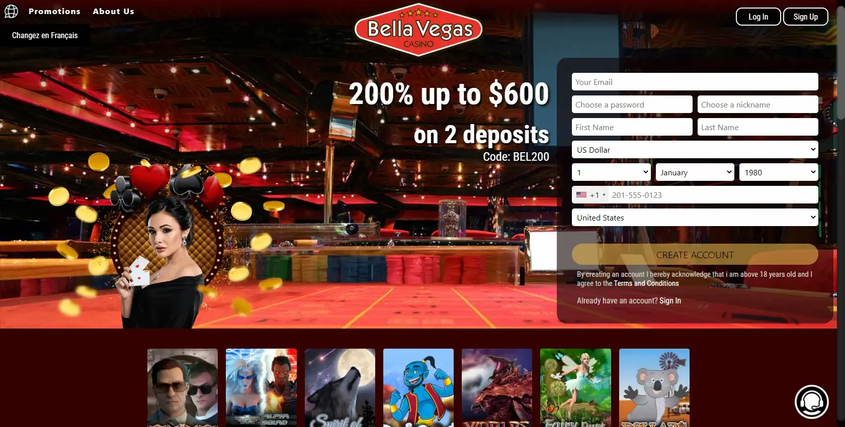 Bella Vegas Casino Review