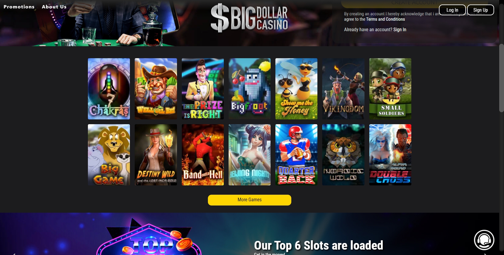 Big Dollar Casino Games