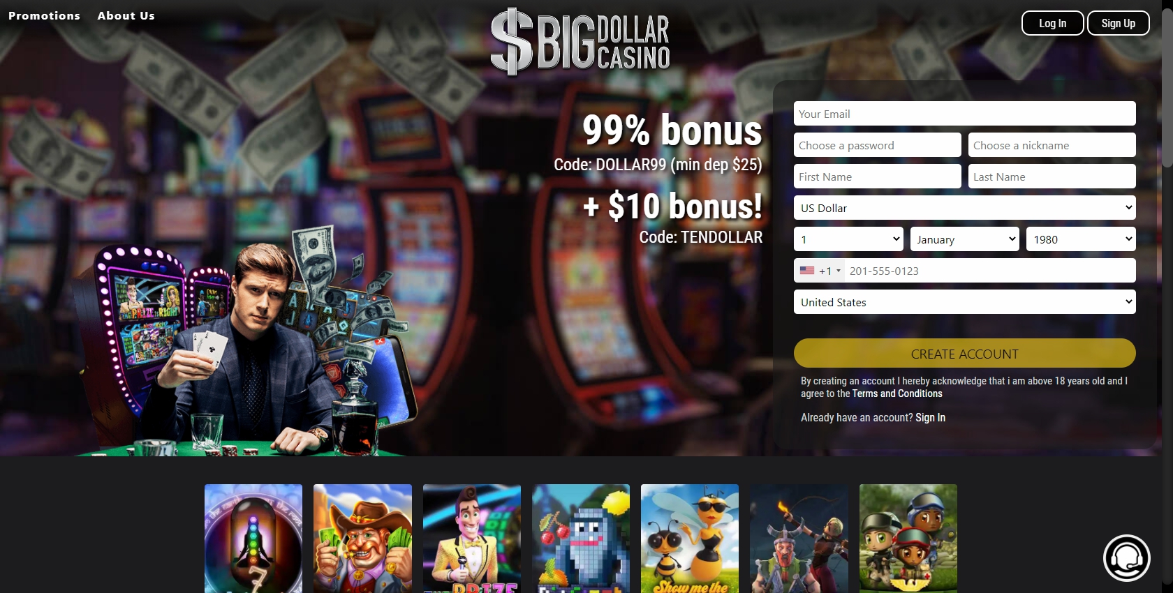 Big Dollar Casino Review