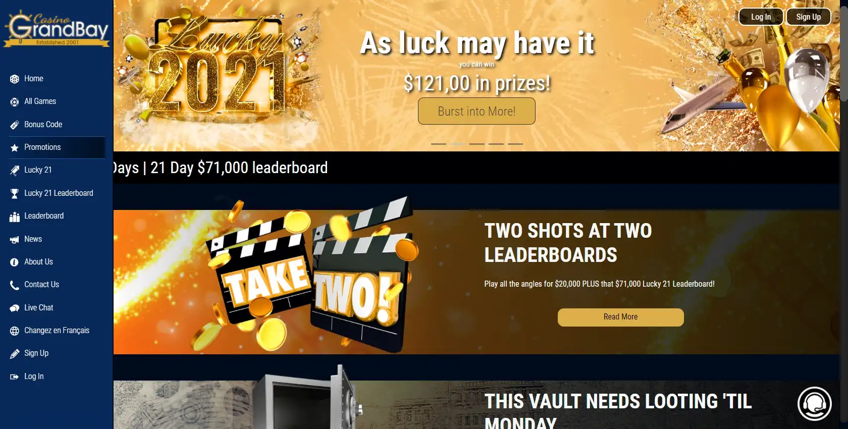 Casino Grand Bay No Deposit Bonus