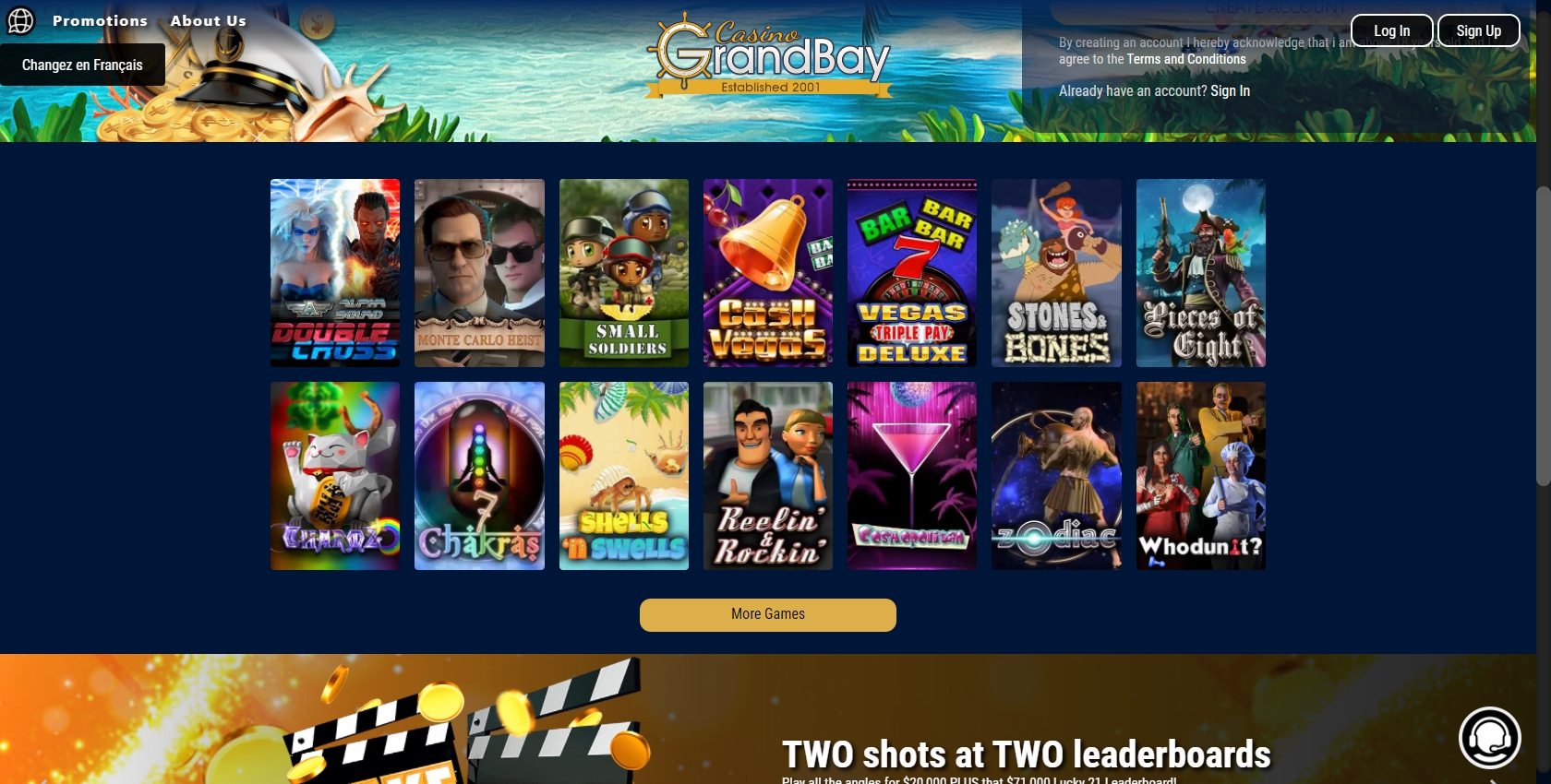Casino Grand Bay Games