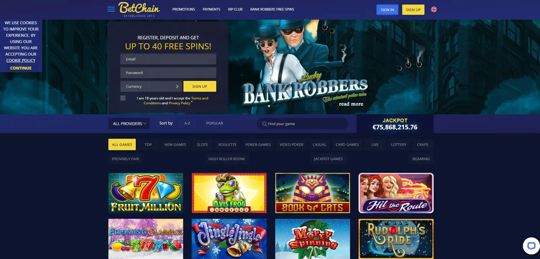 BetChain Casino Review