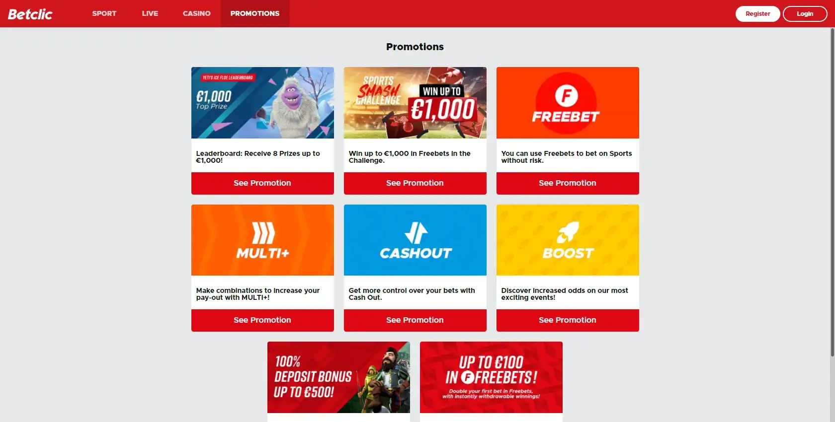 Betclic Casino No Deposit Bonus