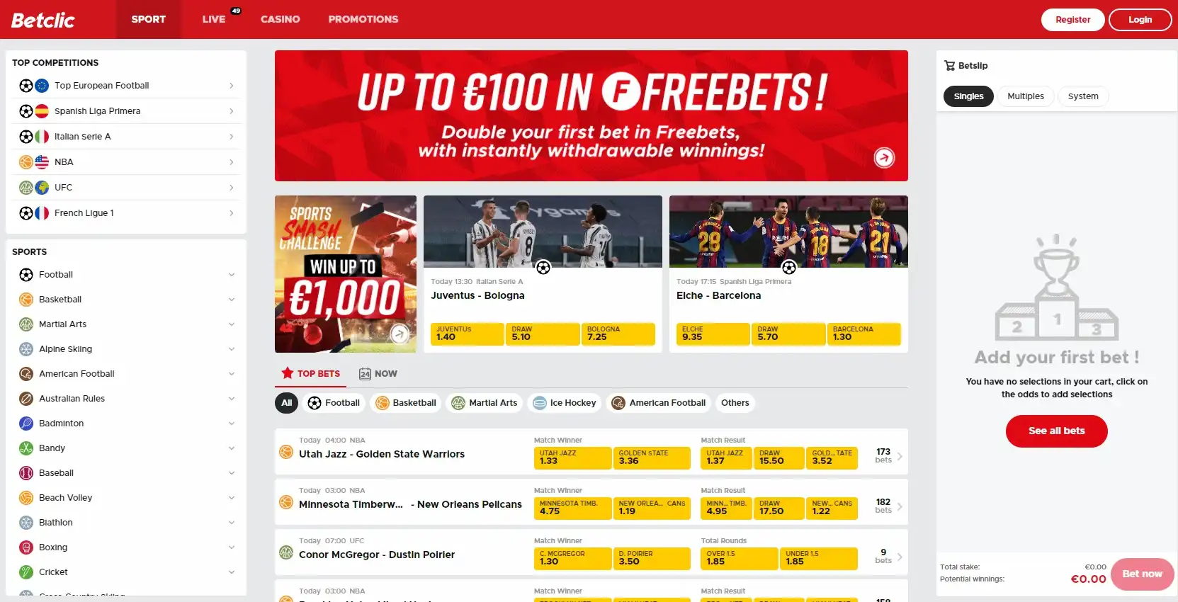 Betclic Casino Review