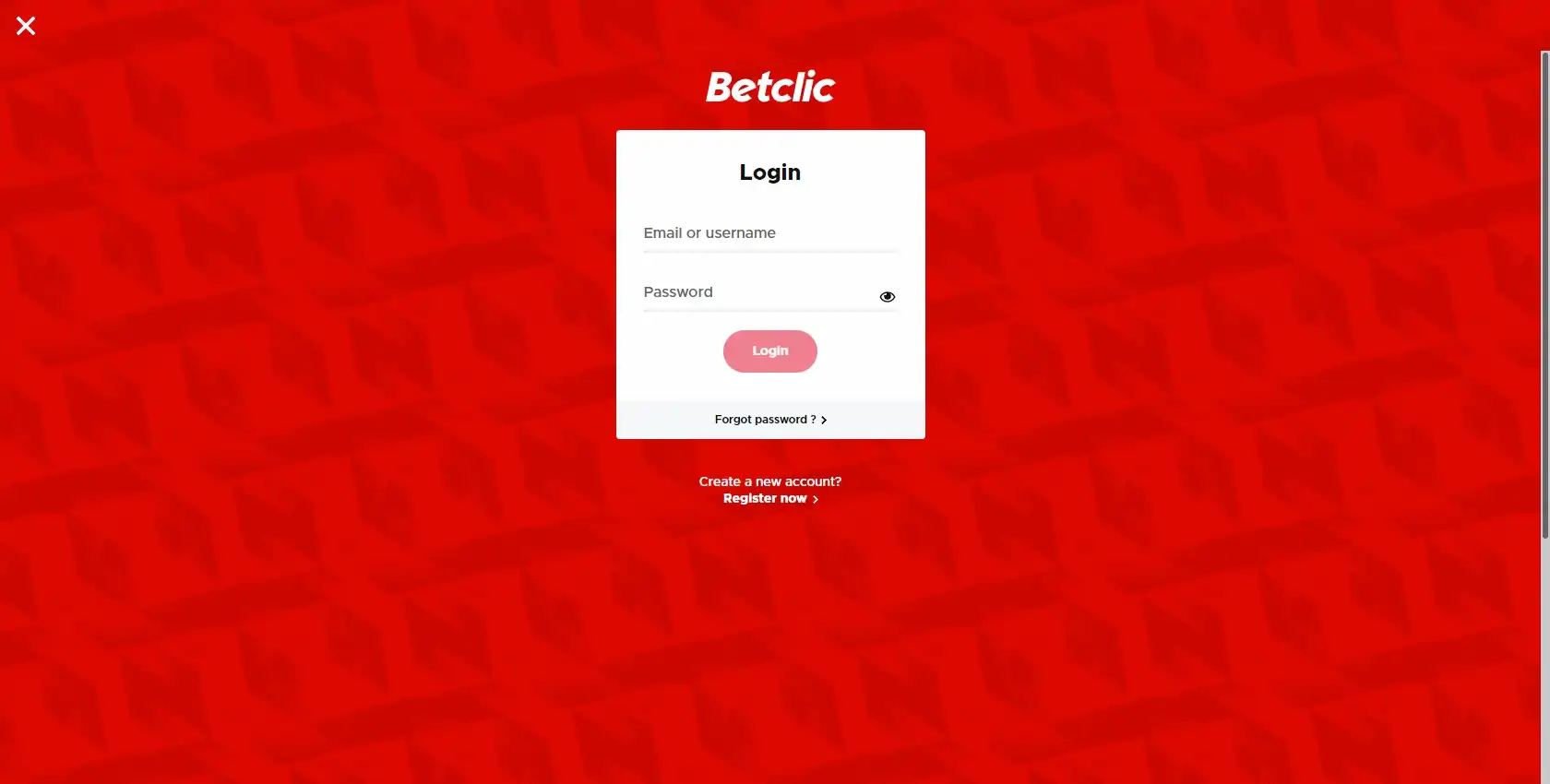 Betclic Casino Login