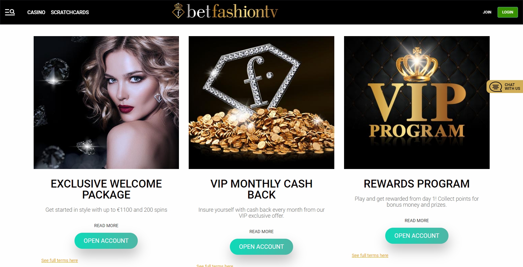 BetFashionTV Casino No Deposit Bonus