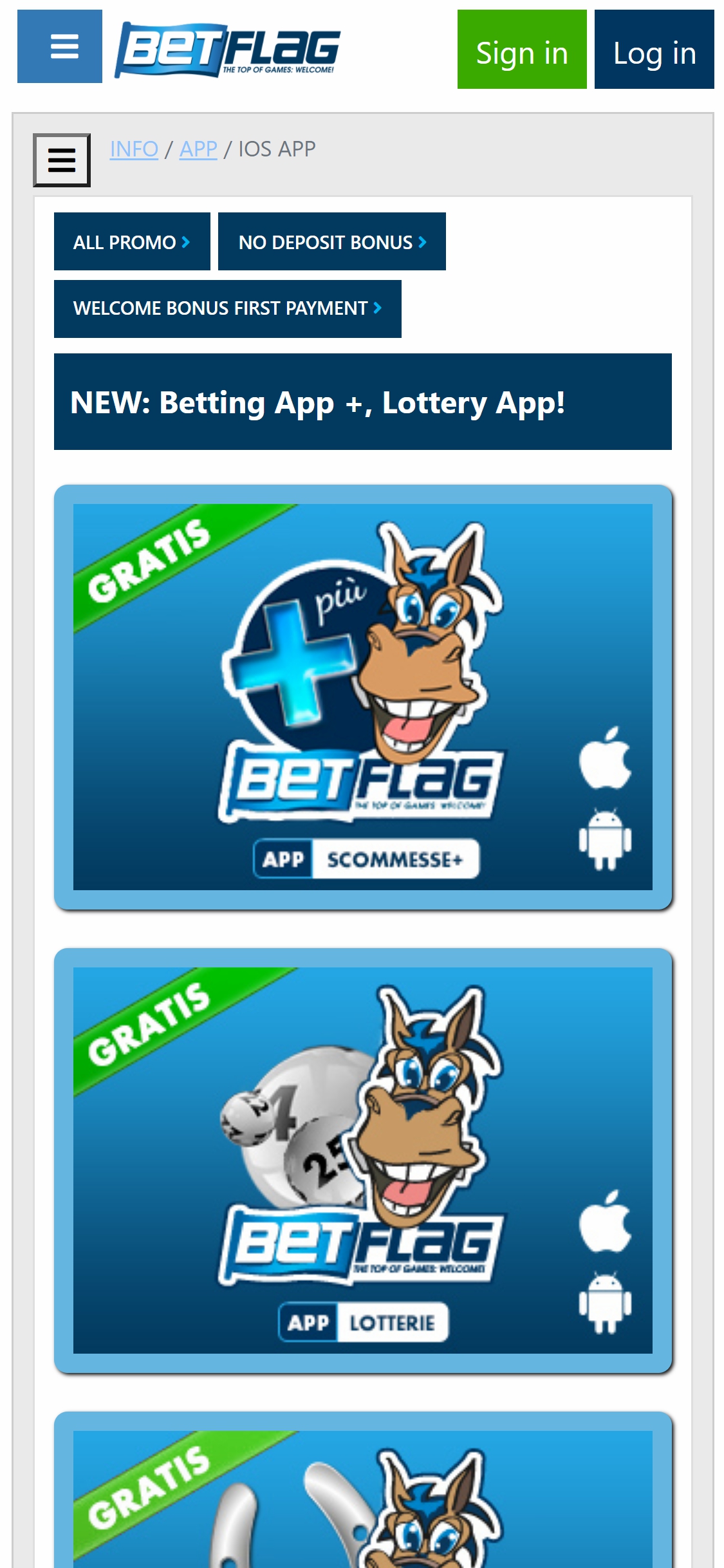 Betflag Casino Mobile App Review