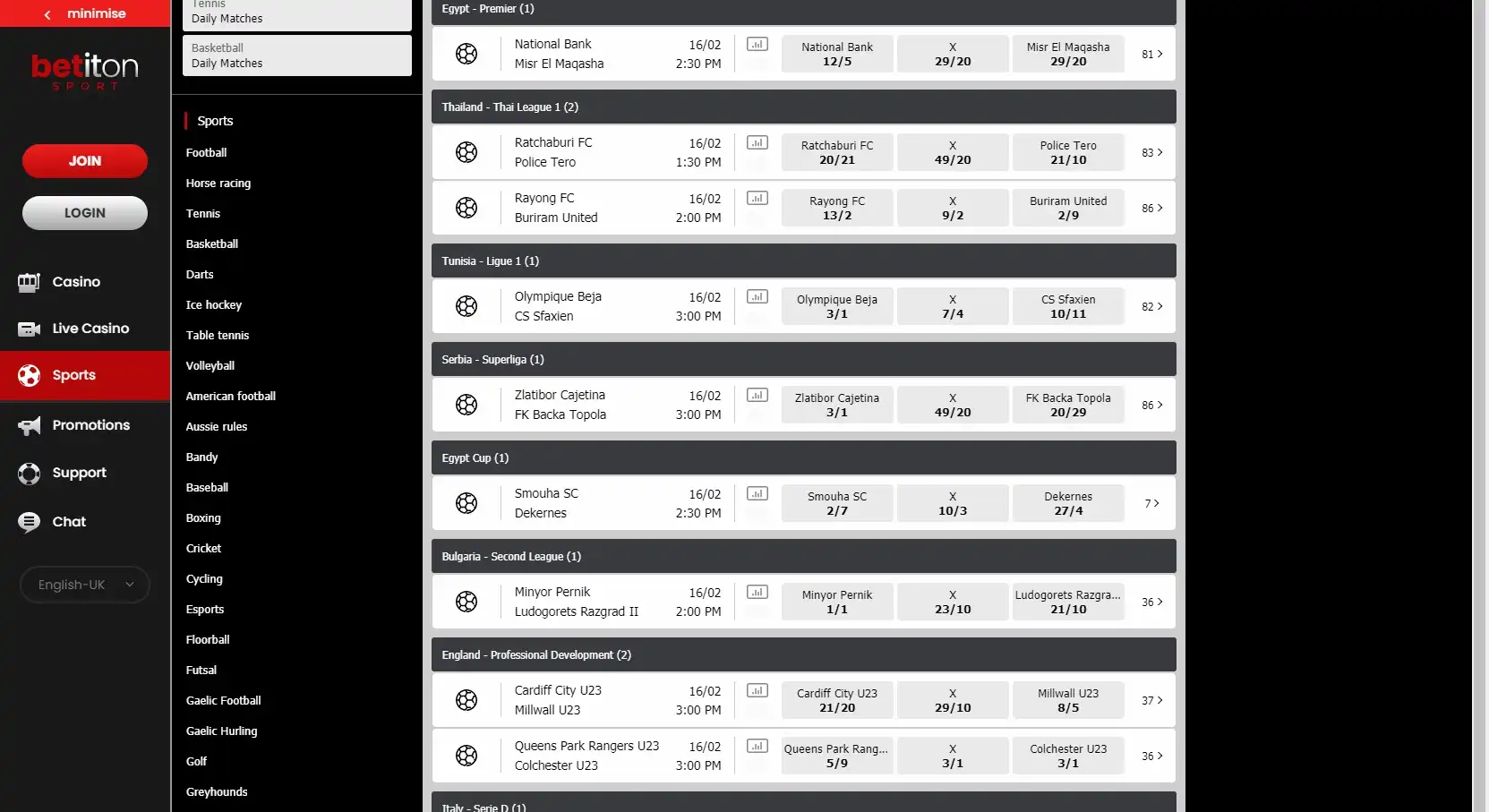 Betiton Betting