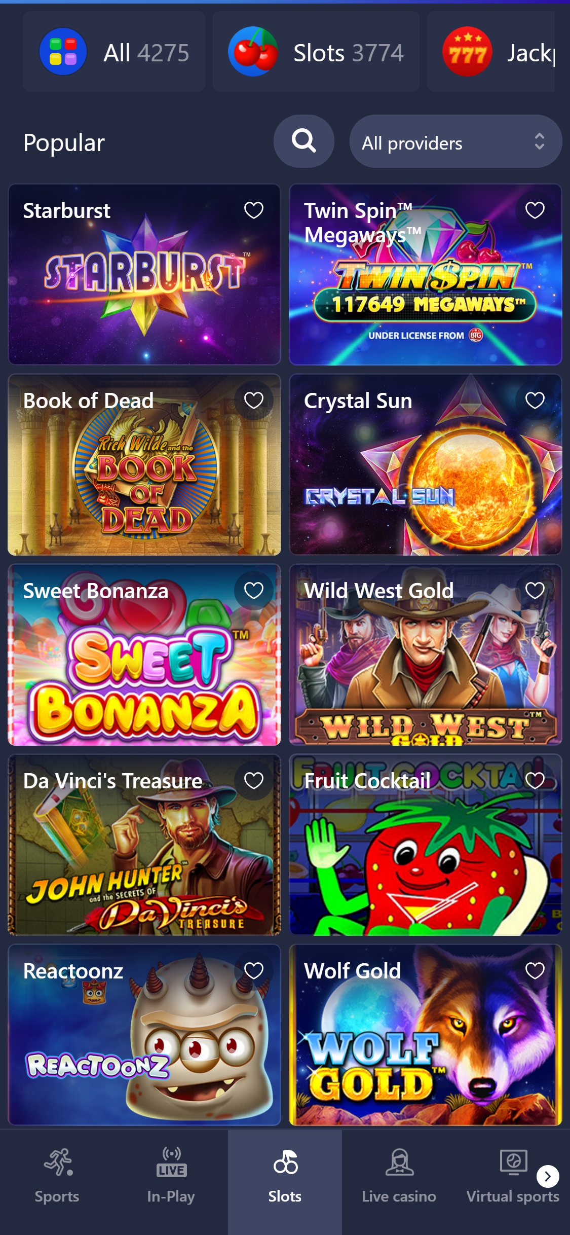 Betmaster Mobile Games Review