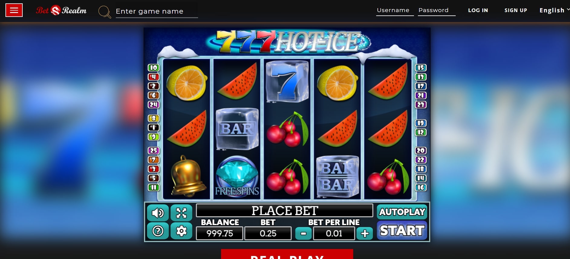 Betrealm Casino Slot Games