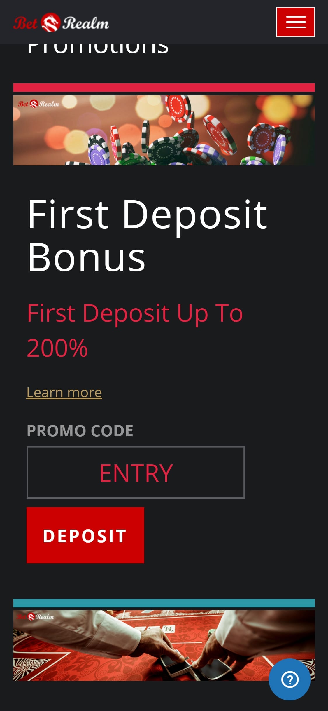 Betrealm Casino Mobile No Deposit Bonus Review