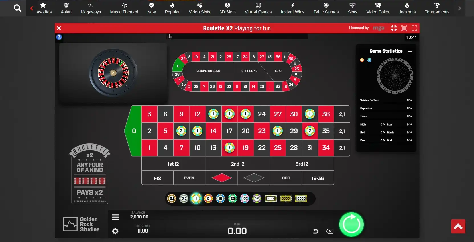 BetRebels Casino Casino Games