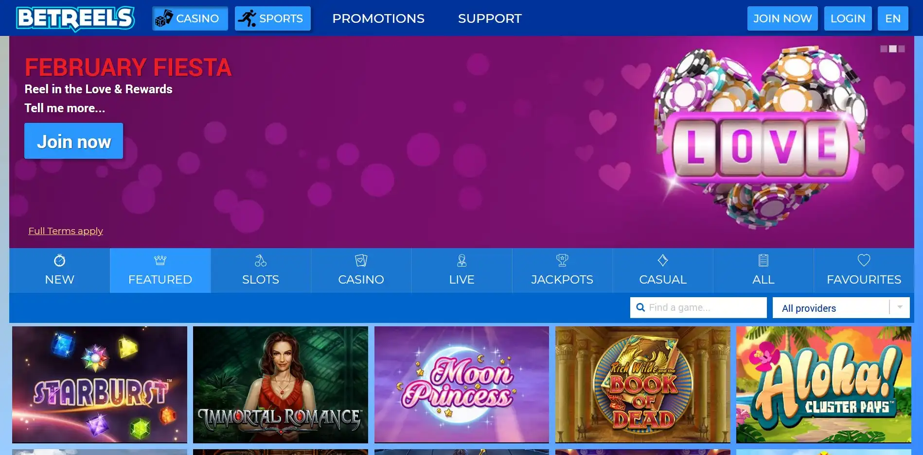 Betreels Casino Review
