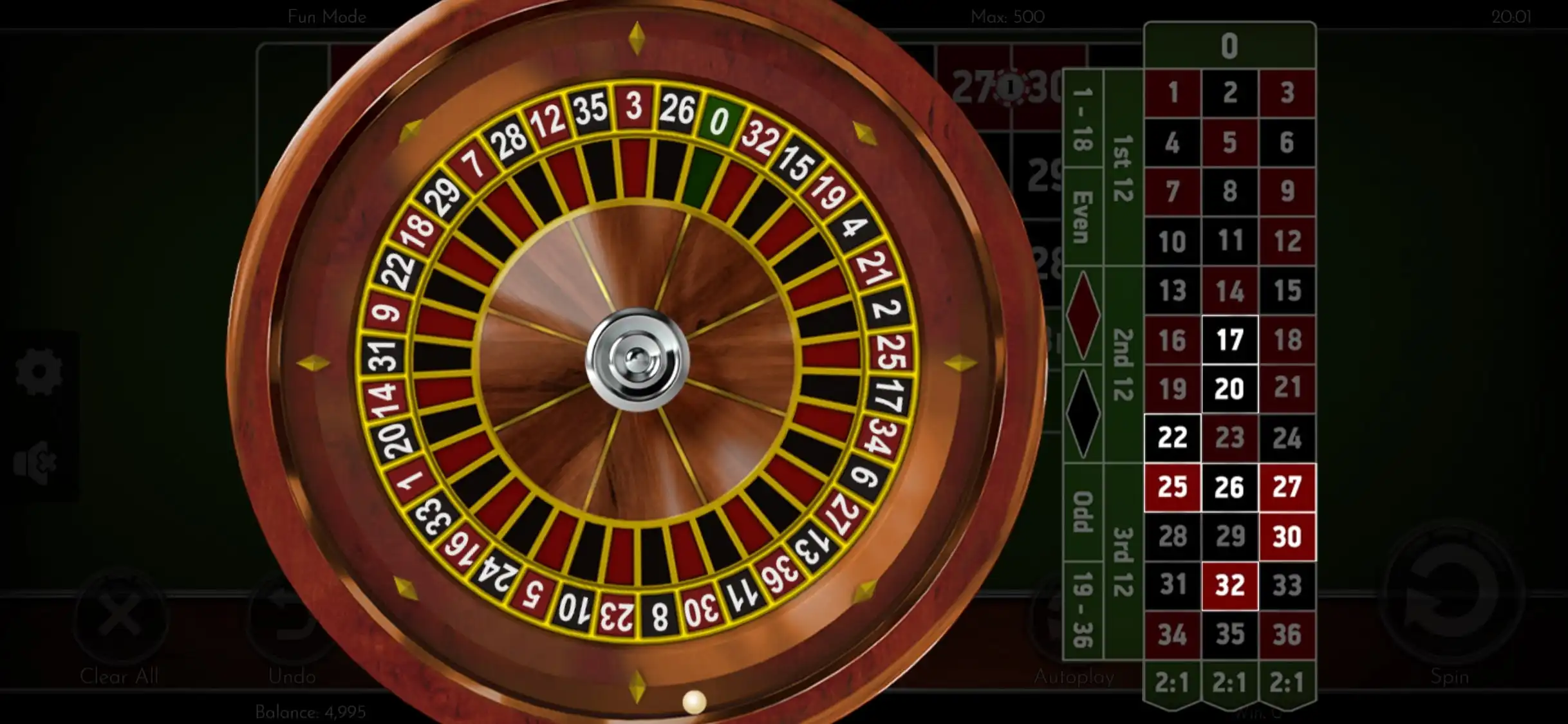 Screenshot di Betroom Casino