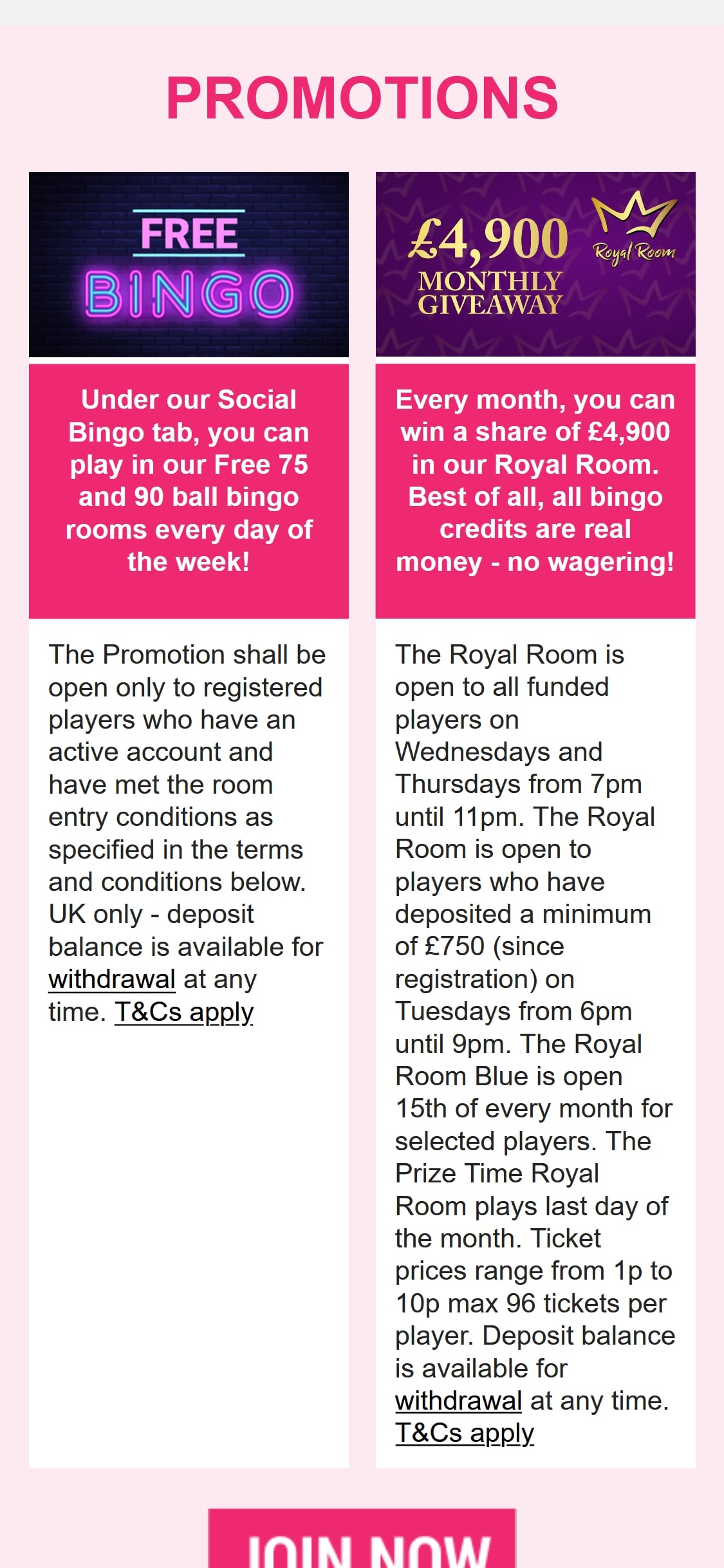 Bid Bingo Casino Mobile No Deposit Bonus Review