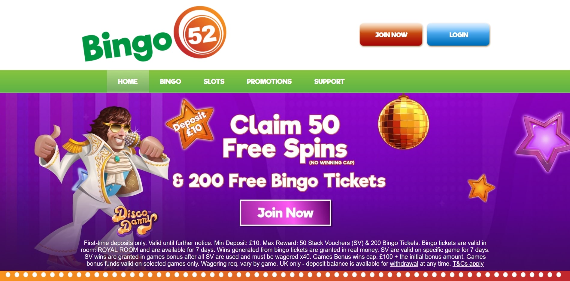 Bingo52 Casino Review