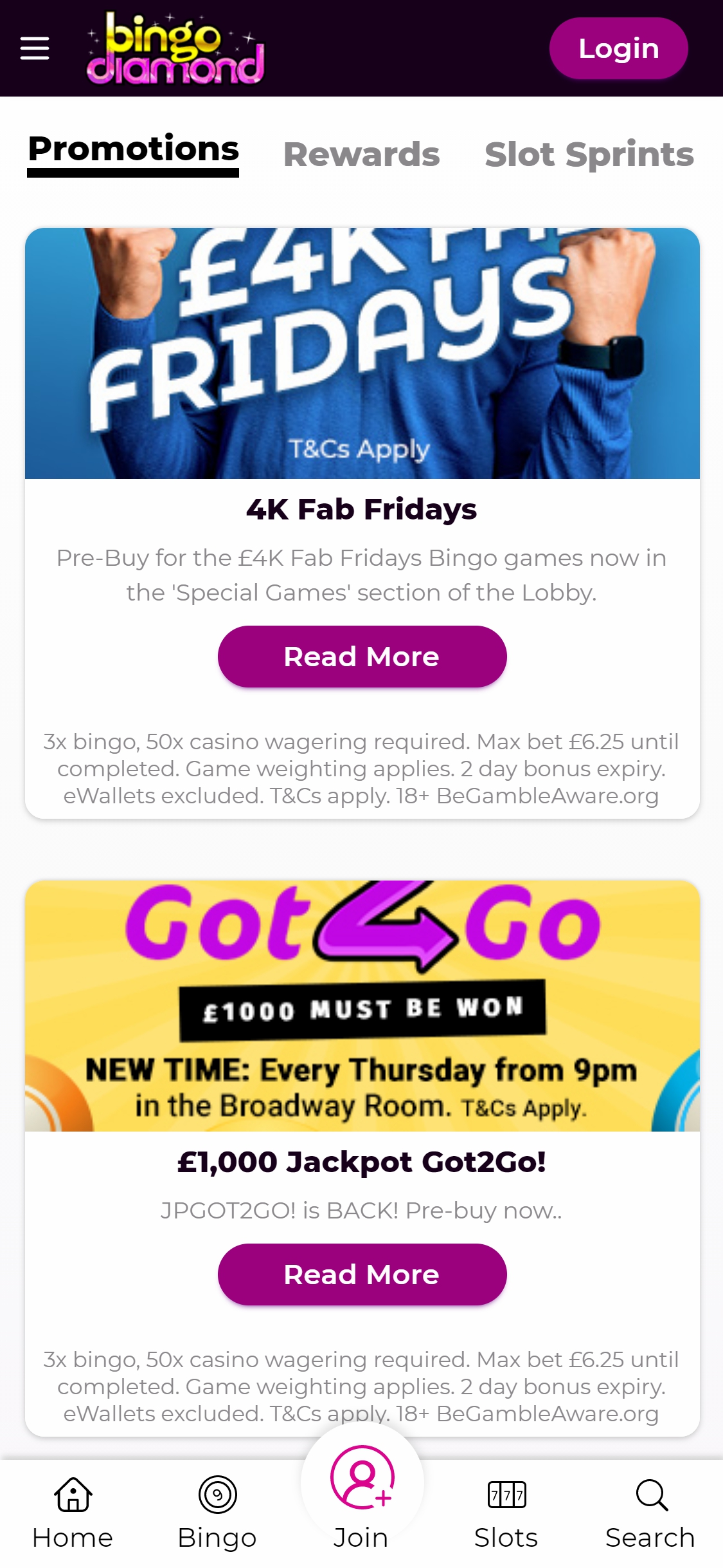 Bingo Diamond Casino Mobile No Deposit Bonus Review