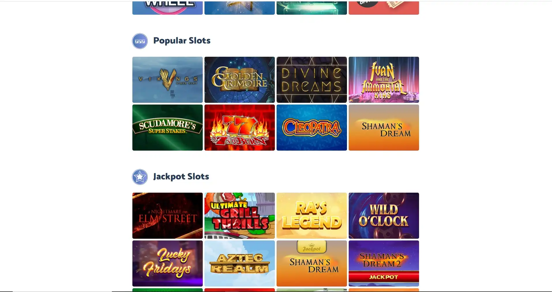Bingo Storm Casino Games