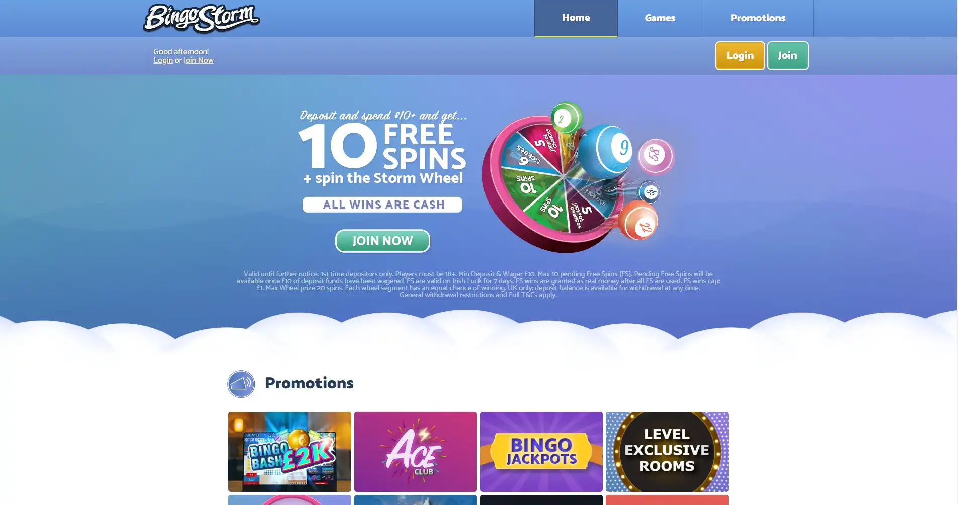 Bingo Storm Casino Review