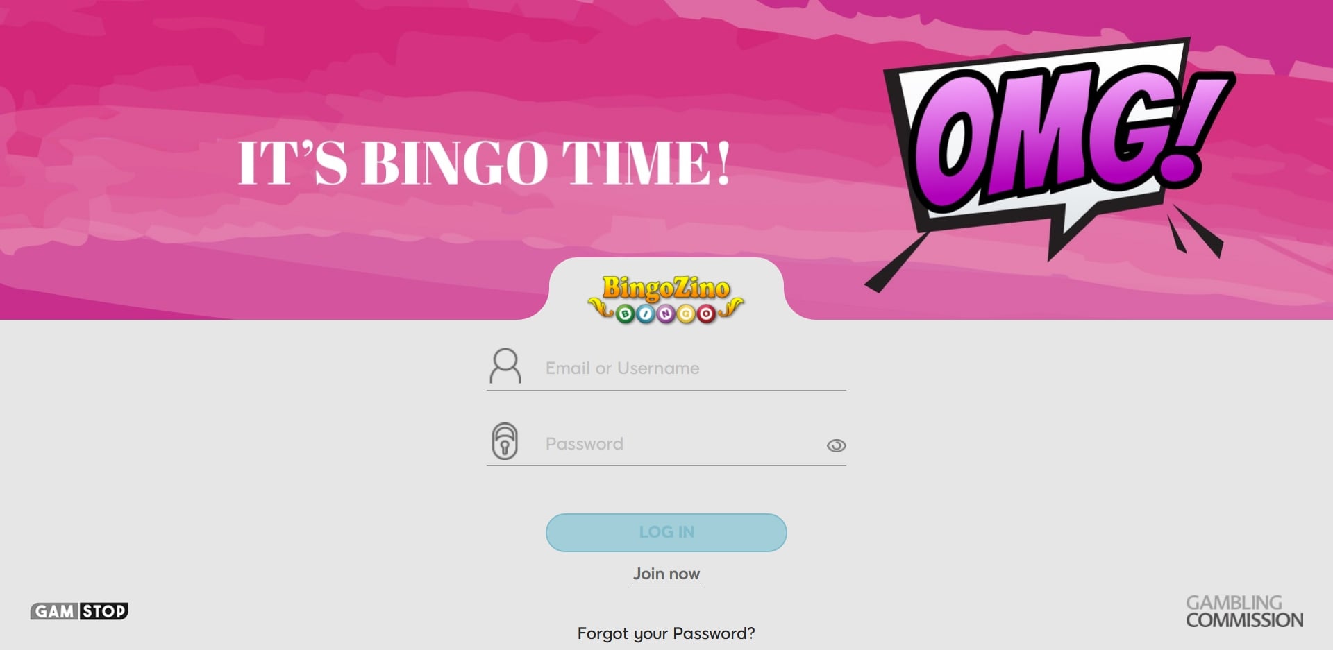 BingoZino Casino Login