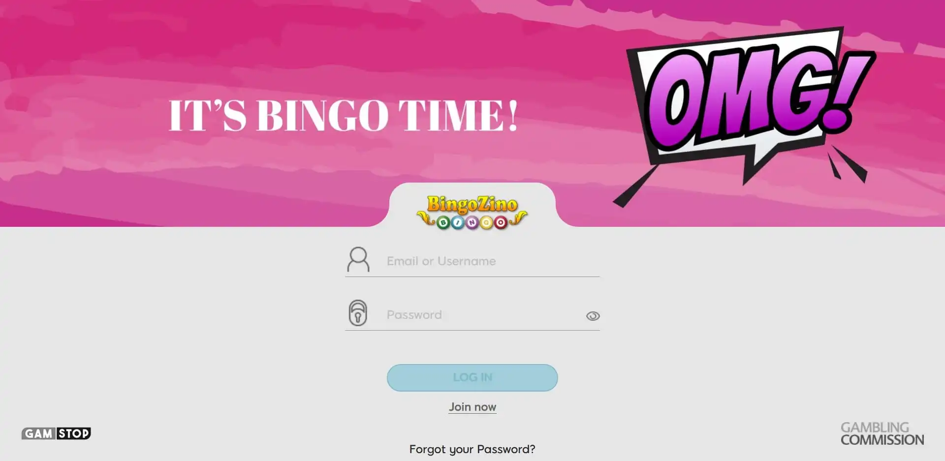 BingoZino Casino Login