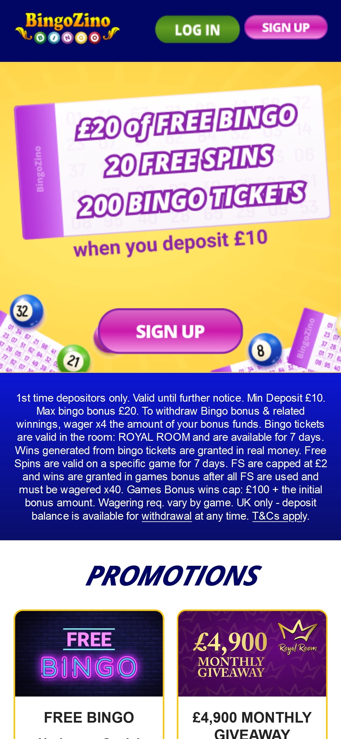 BingoZino Casino Mobile Review