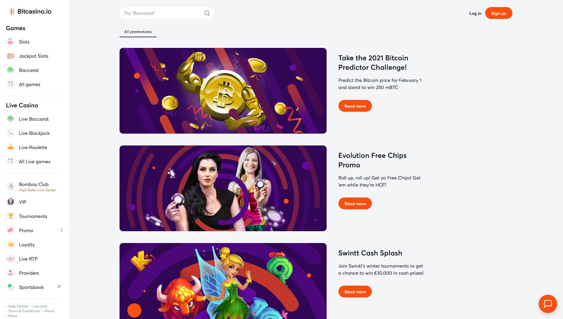 Bitcasino.io No Deposit Bonus