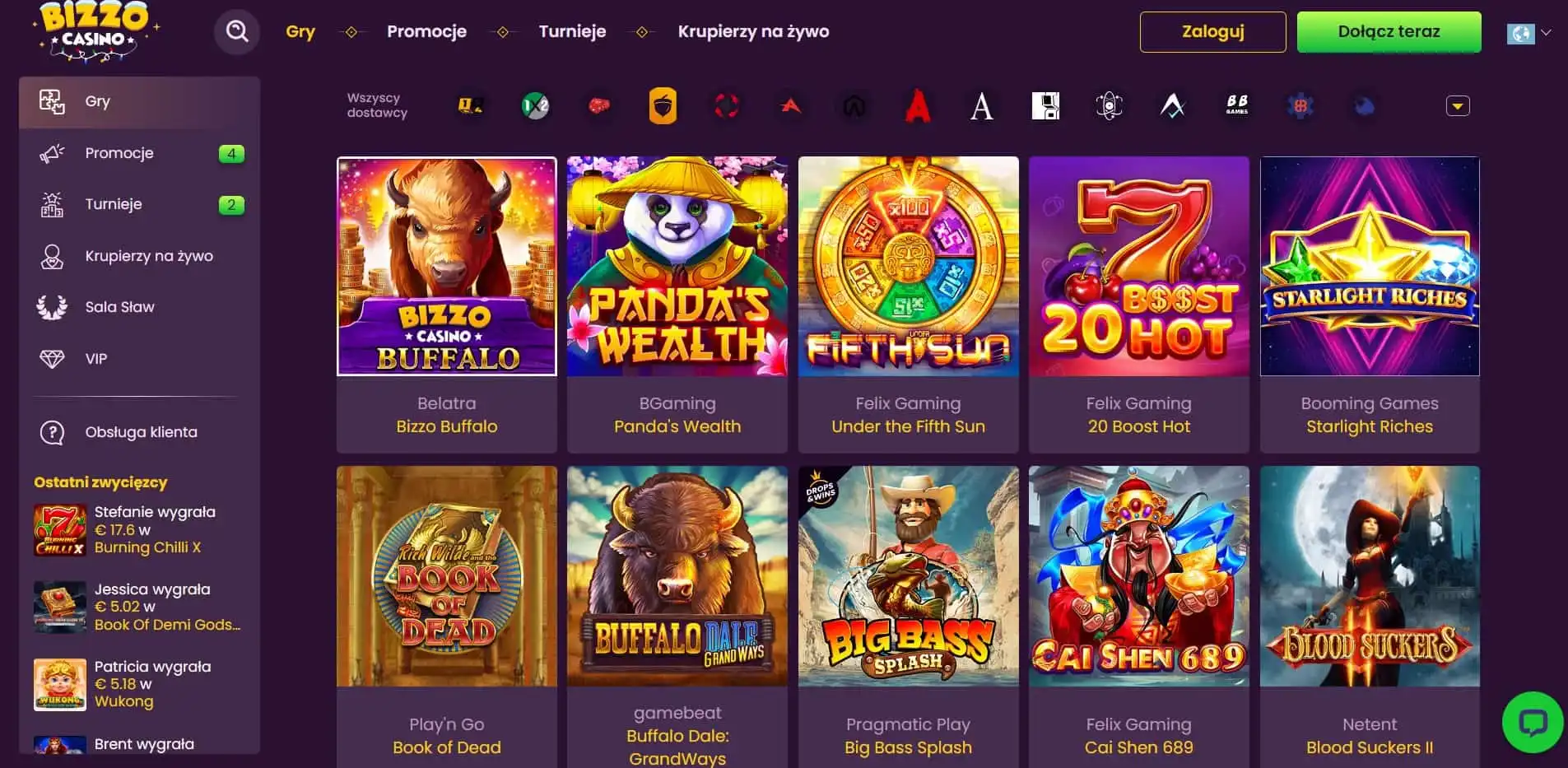 Bizzo Casino Review