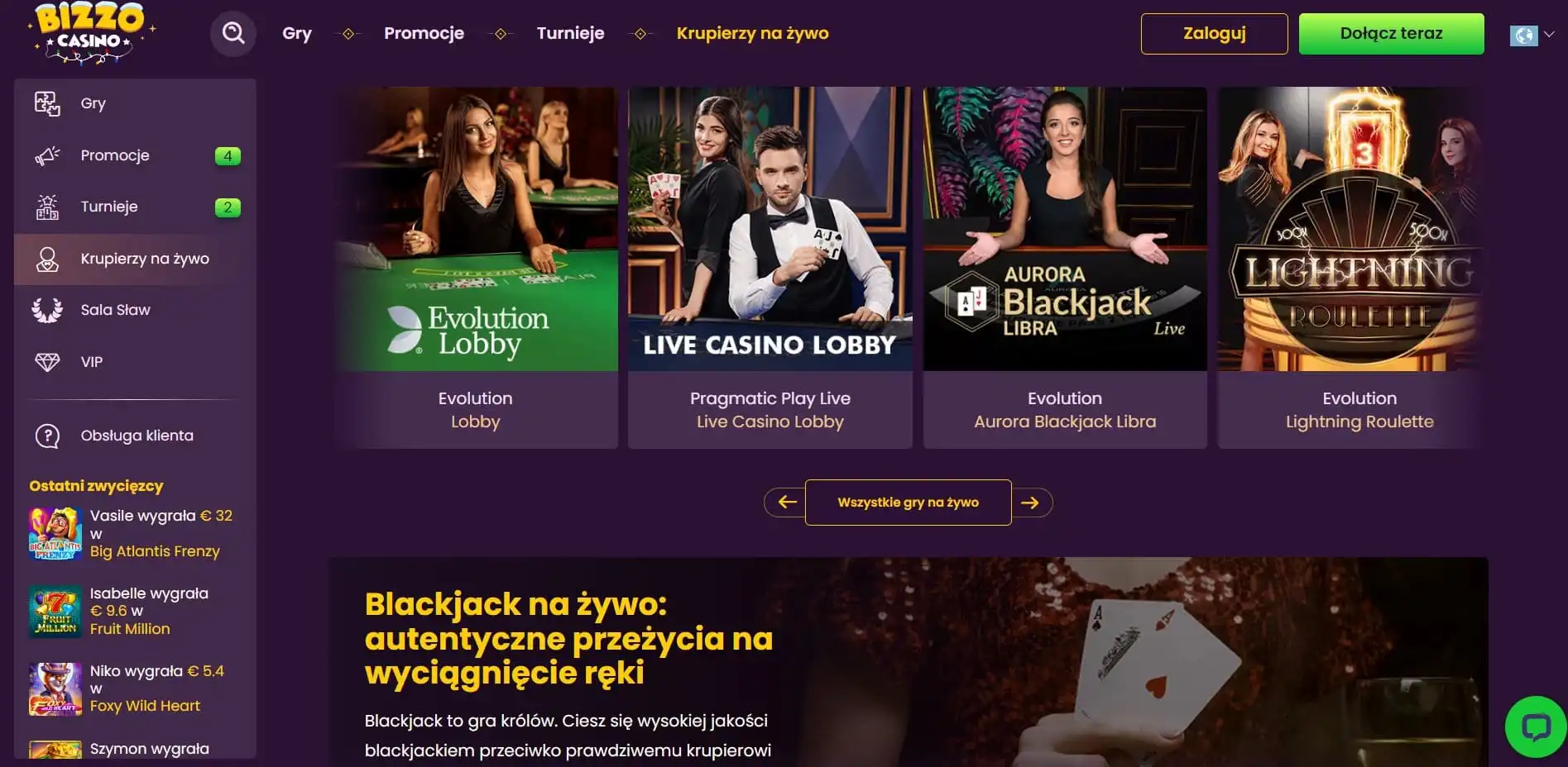 Bizzo Casino Review