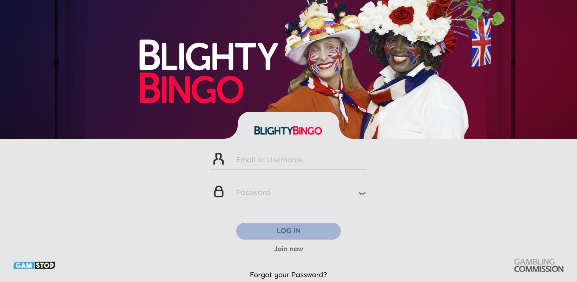 Blighty Bingo Casino Login