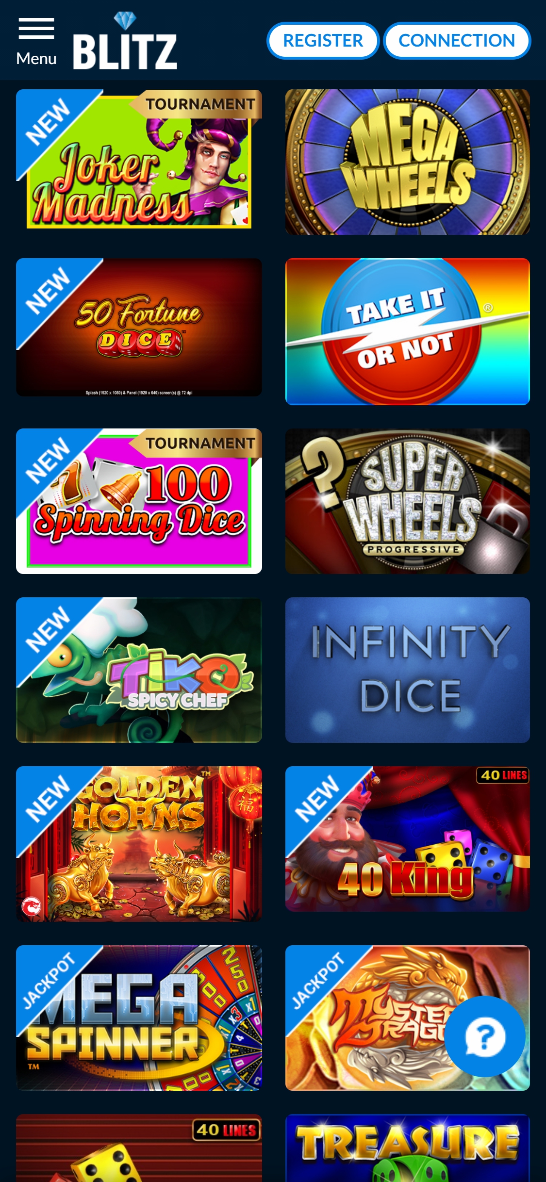 Blitz Casino Mobile Games Review