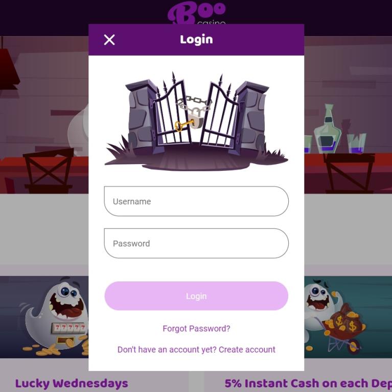 boo casino login