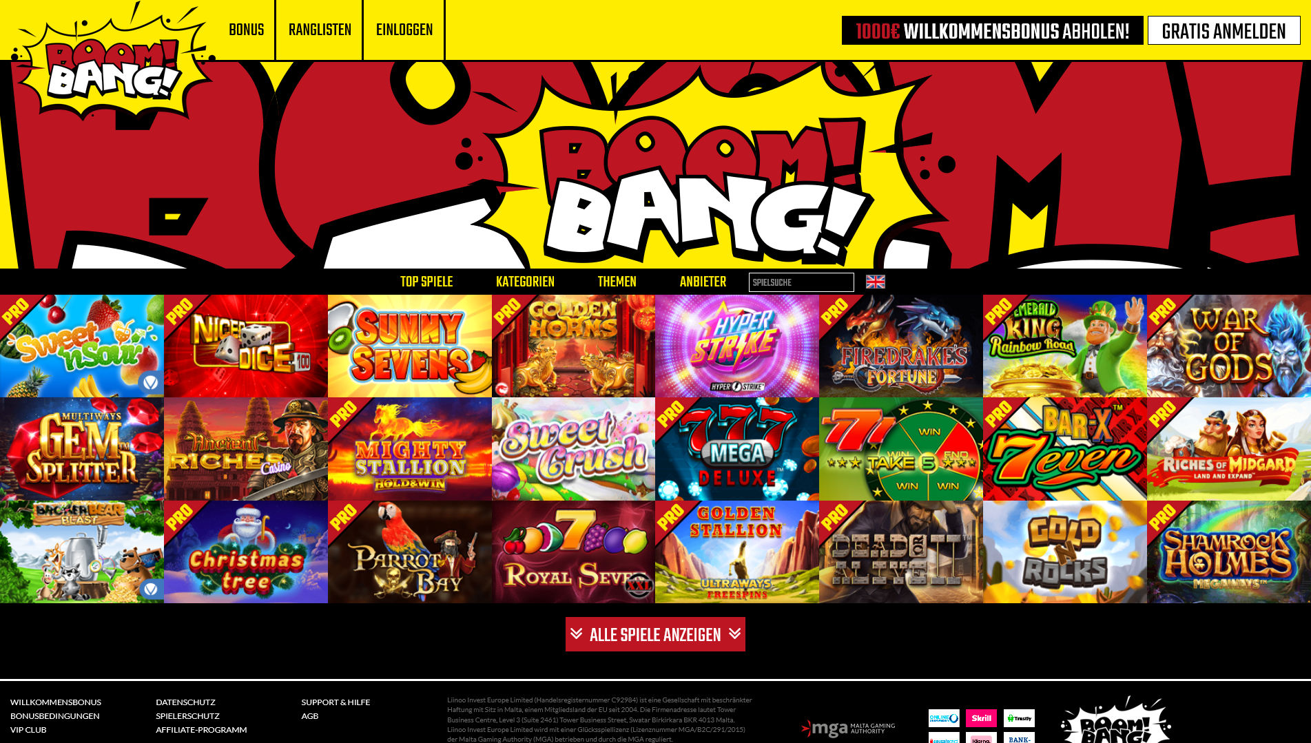 Boom Bang Casino Review