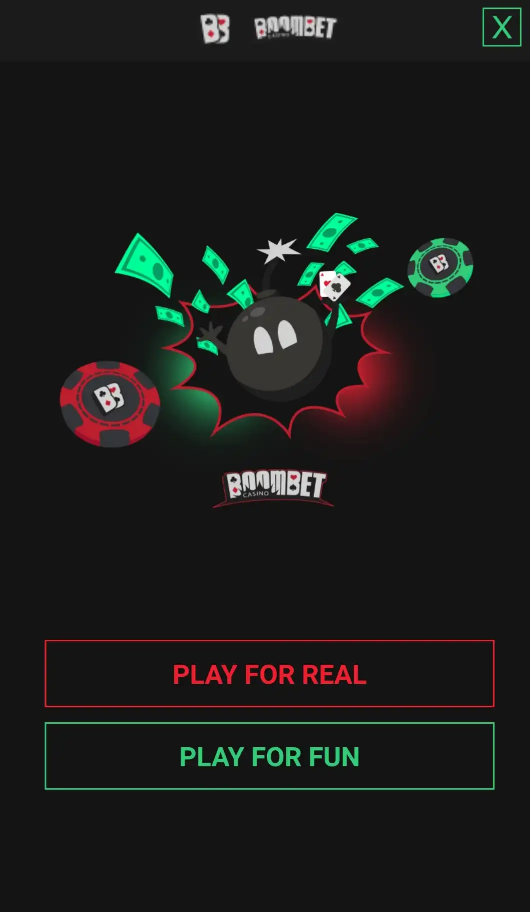 BoomBet Casino Login