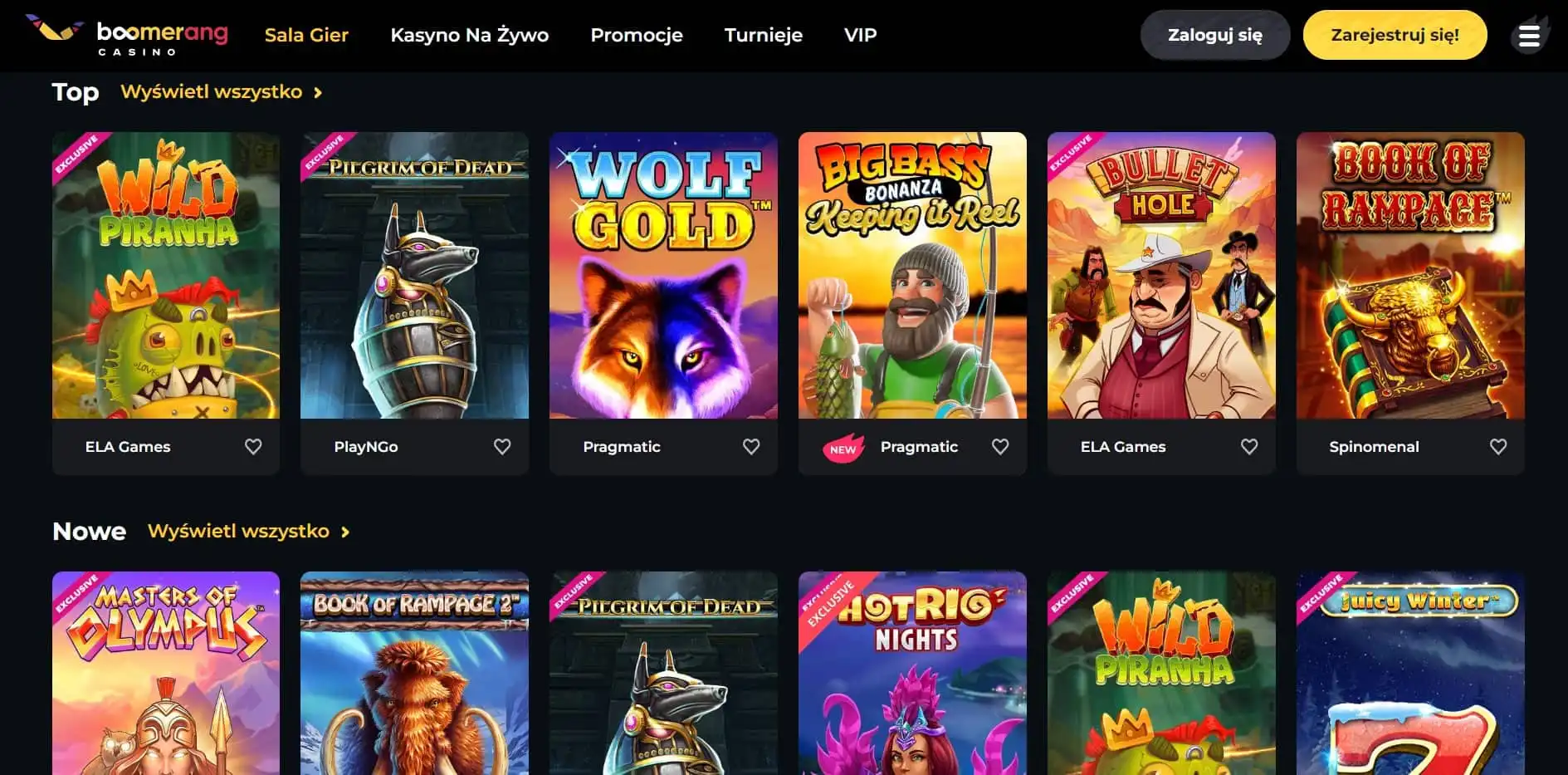 Boomerang Casino Review
