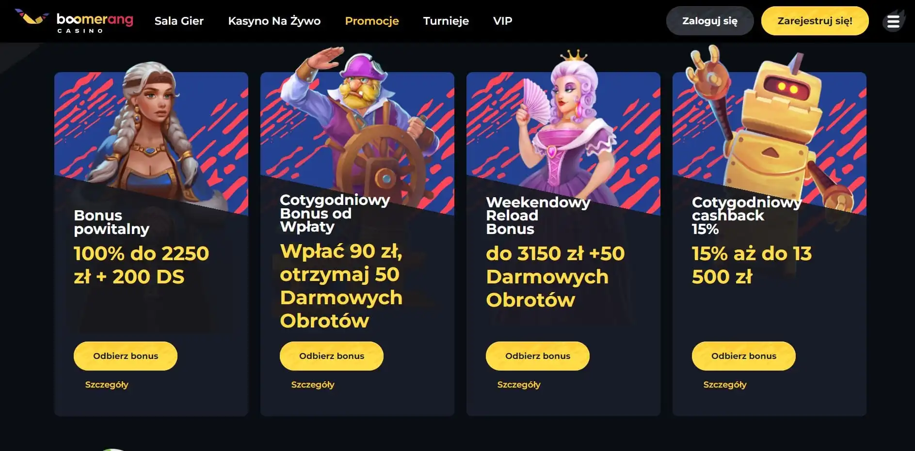 Boomerang Casino Review