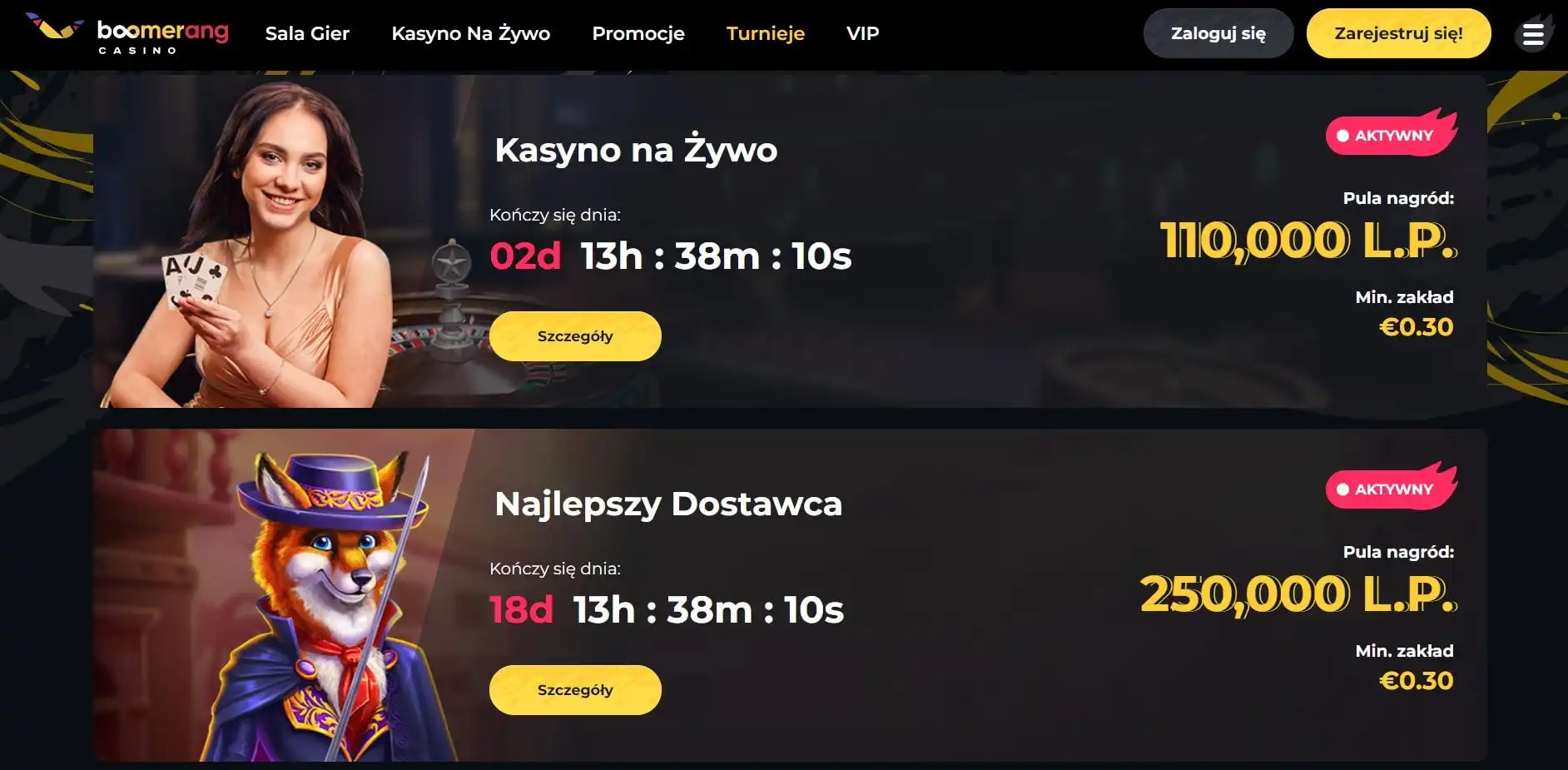 Boomerang Casino Review