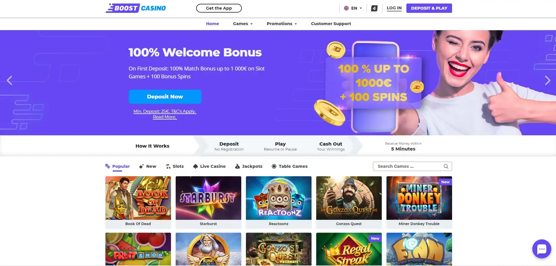 Boost Casino Review