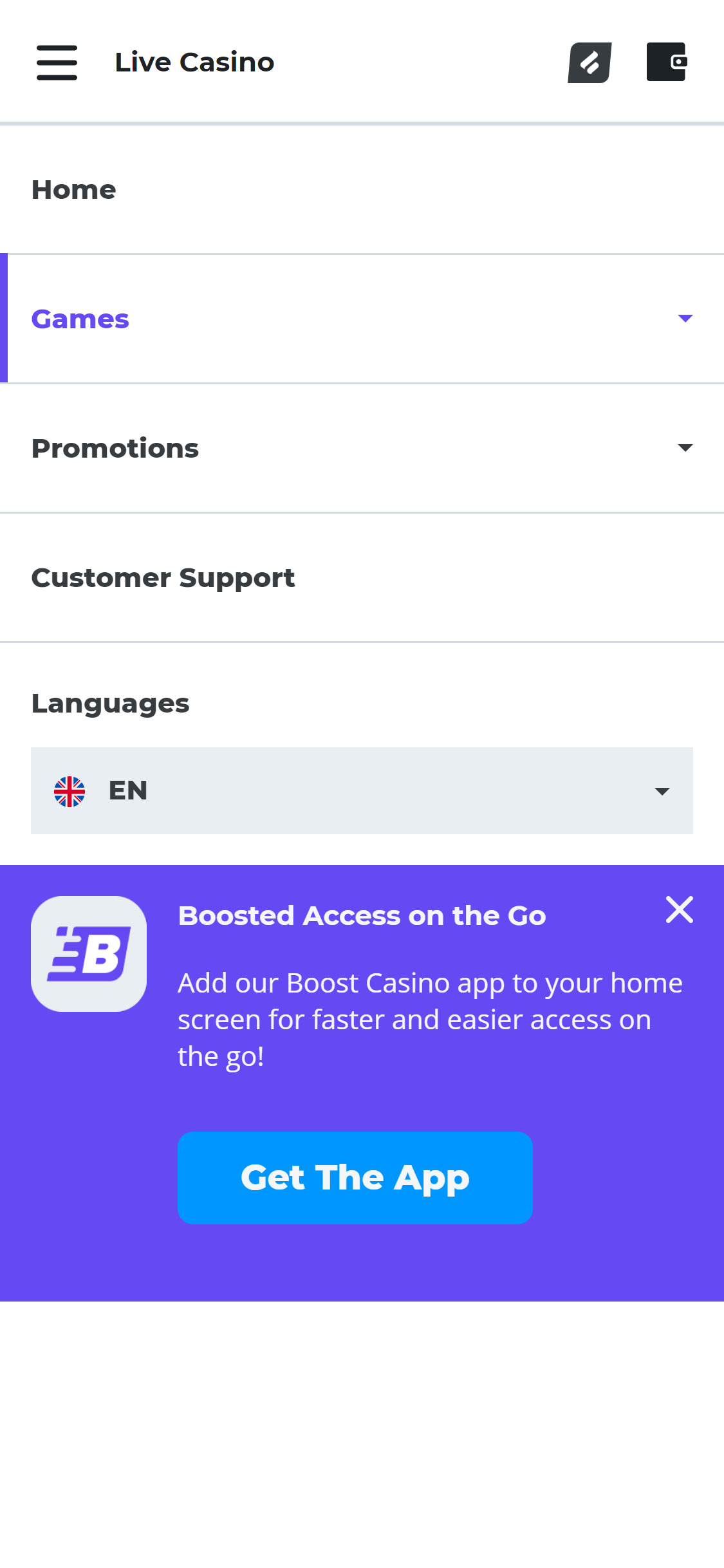 Boost Casino Mobile App Review