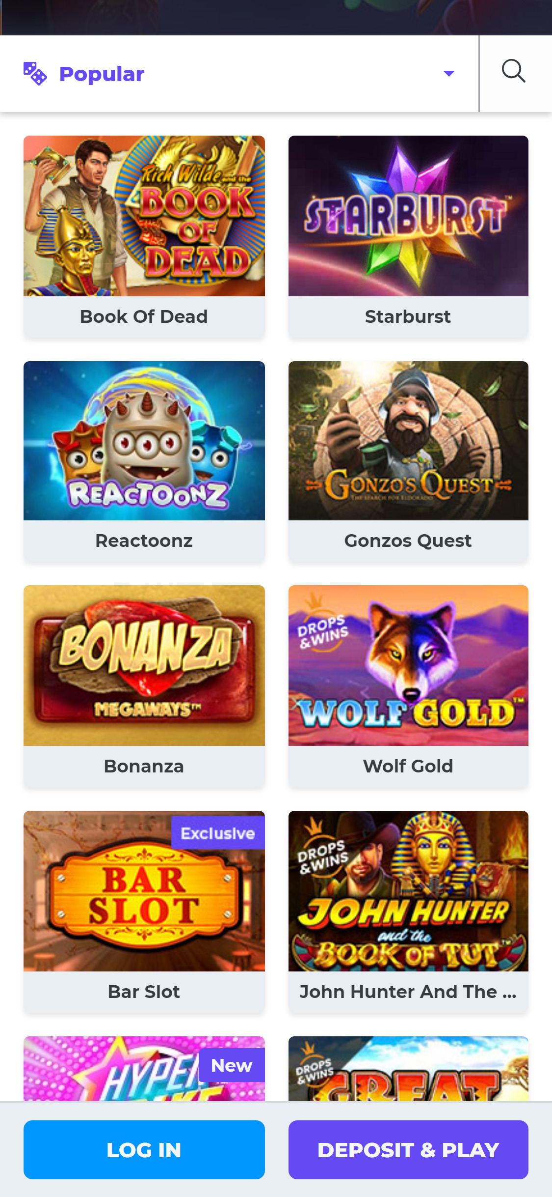 Boost Casino Mobile Games Review