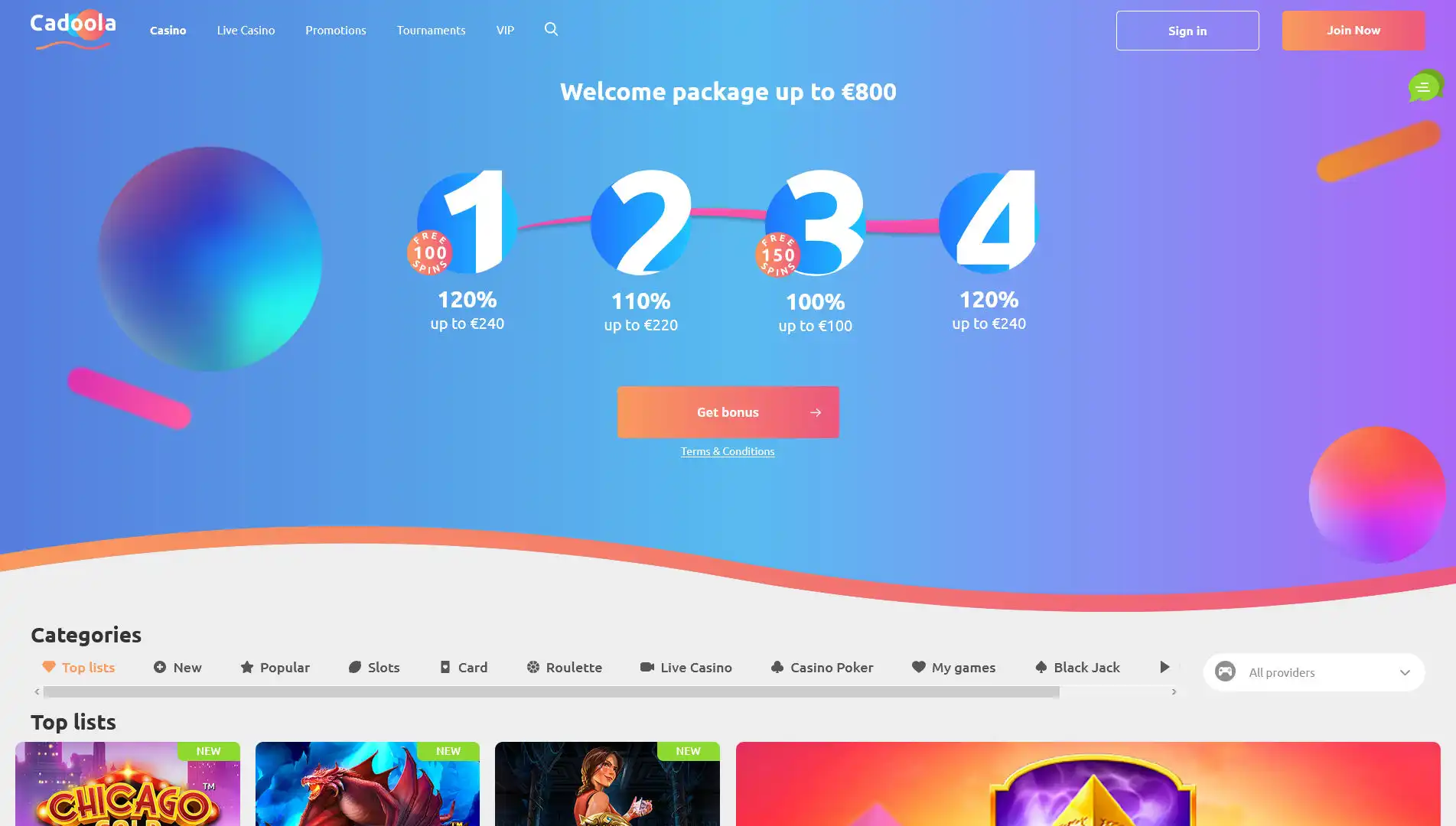Cadoola Casino Review