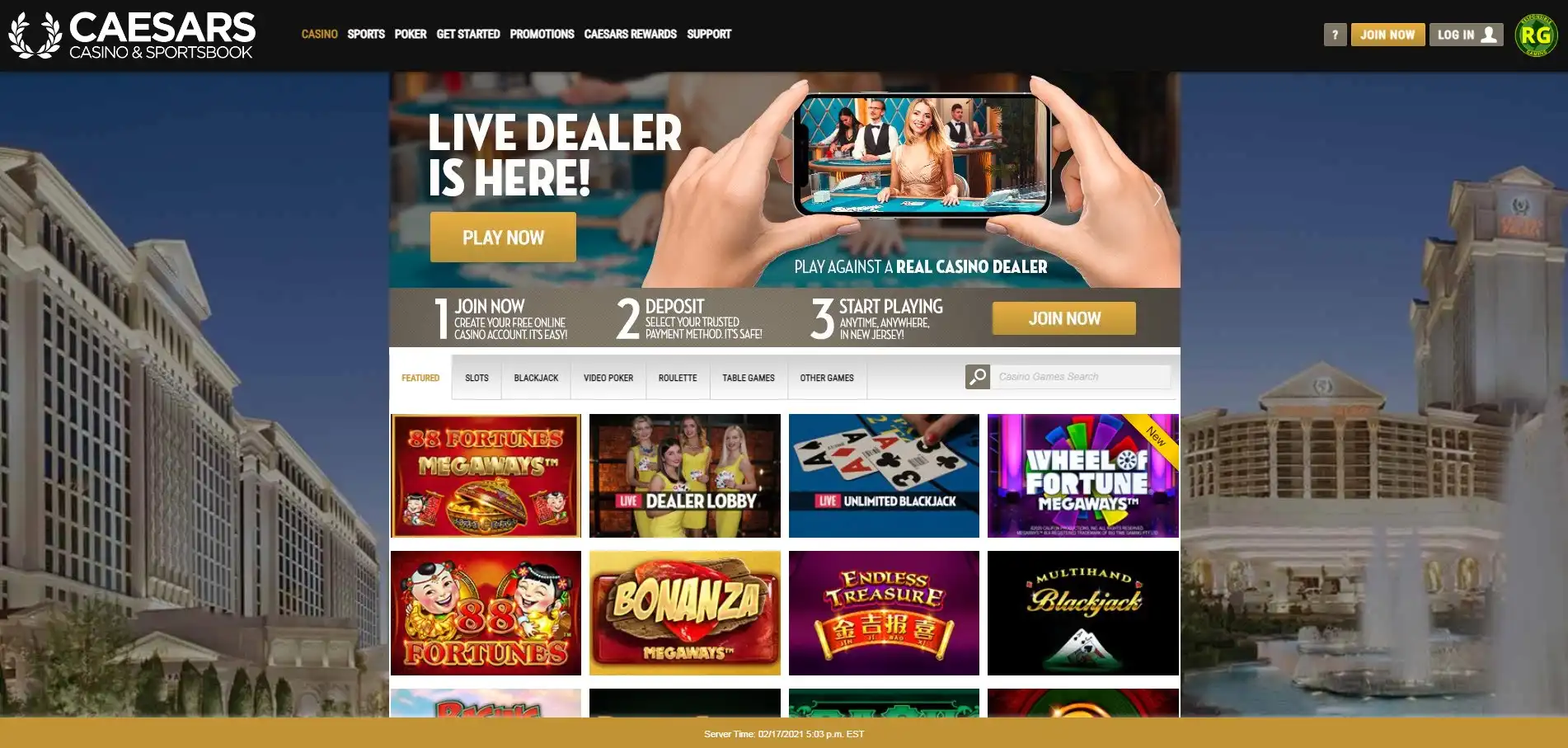 Caesars Casino Review