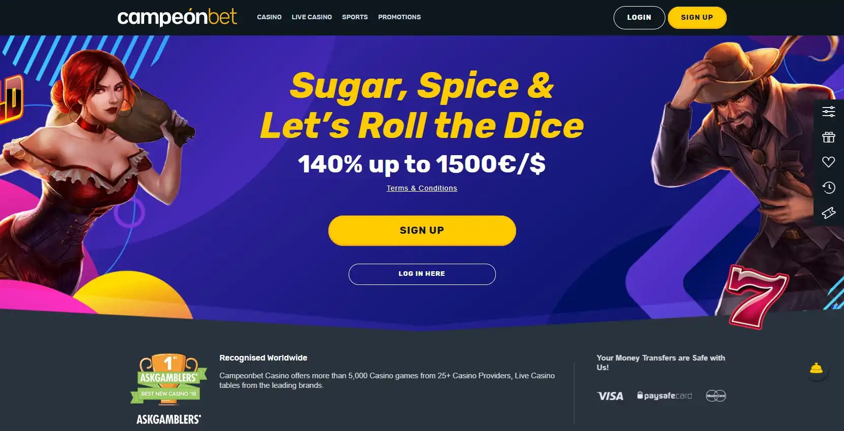 Campeon Bet Casino Review
