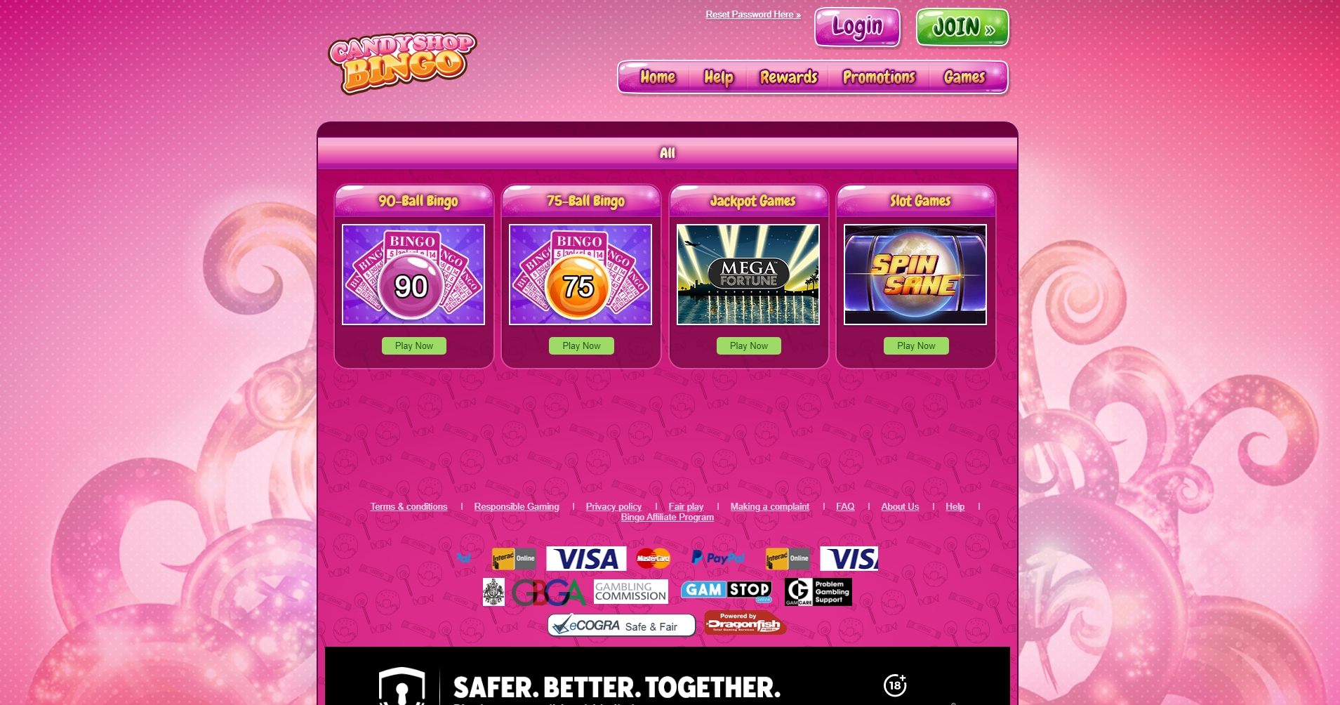 Candy Shop Bingo Casino Games